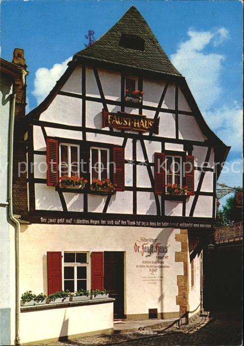 Bad Kreuznach Historisches Dr Faust Haus erbaut 1492