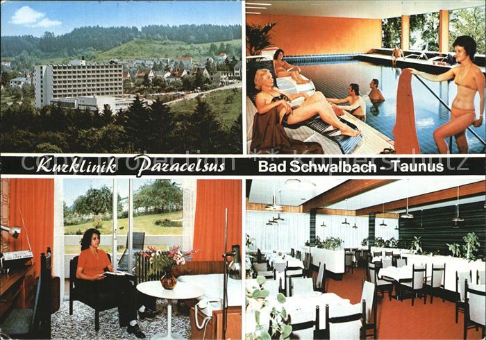 Bad Schwalbach Kurklinik Paracelsus Hallenbad Restaurant