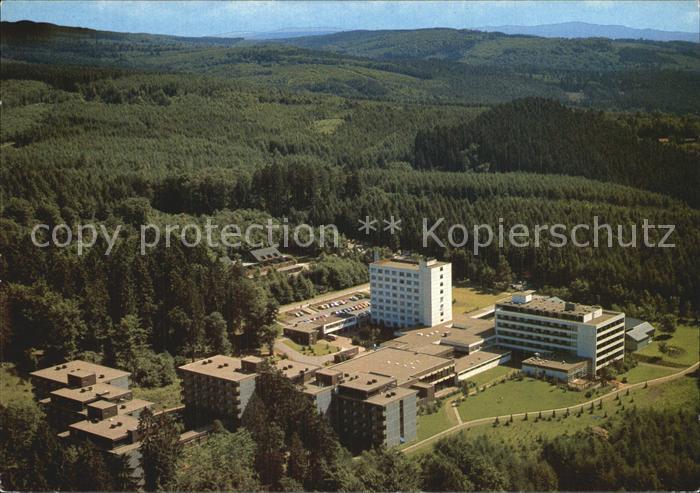 Weiskirchen Saar Hochwald Sanatorium Baerenfels Sanatorium Fliegeraufnahme