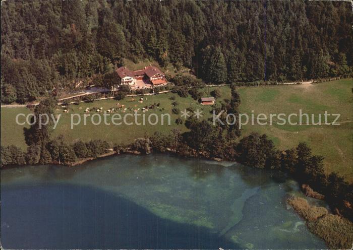 Bad Reichenhall Pension Hubertus Thumsee Fliegeraufnahme