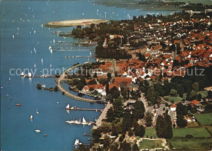 Steinhude Strandpromenade Badeinsel Steinhuder Meer Binnensee Fliegeraufnahme