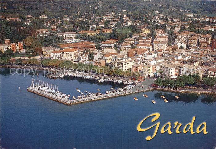 Garda Lago di Garda Hafen Gardasee Fliegeraufnahme
