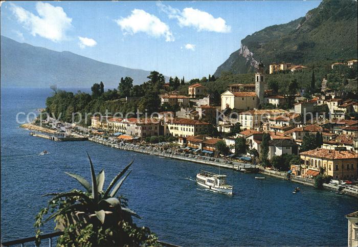 Limone sul Garda Panorama Gardasee Dampfer