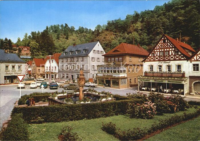 Bad Berneck Marktplatz Brunnen
