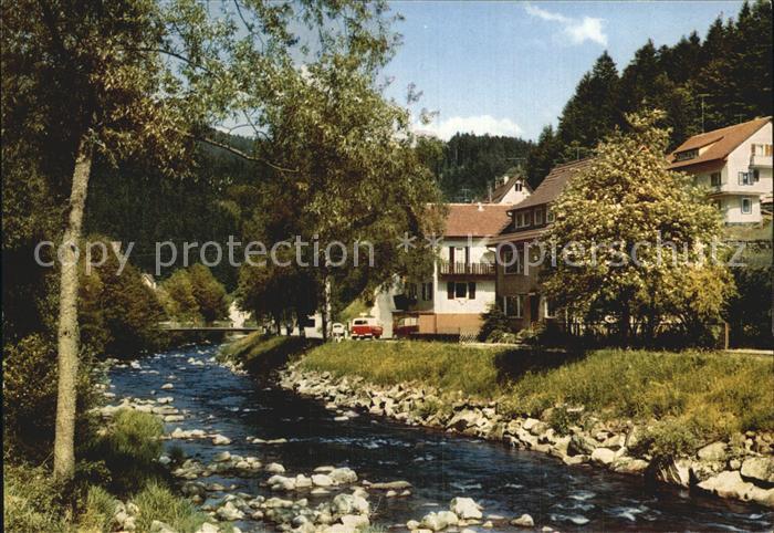 Schoenmuenzach Partie an der Schoenmuenz Kneipp Luftkurort im Murgtal