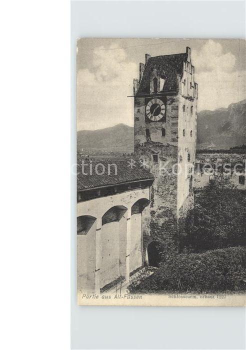 Fuessen Allgaeu Altstadtpartie