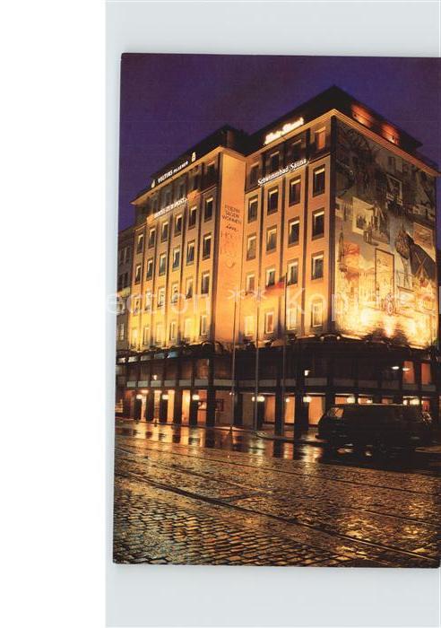 Bremen Bahnhofsplatz bei Nacht