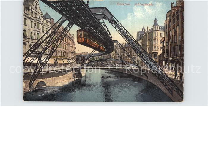 Elberfeld Wuppertal Schlossbleiche Schwebebahn