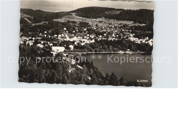 Gerardmer Vosges Fliegeraufnahme mit See