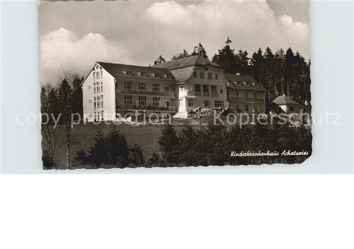 Fischbachau Kinderkrankenhaus Achatswies