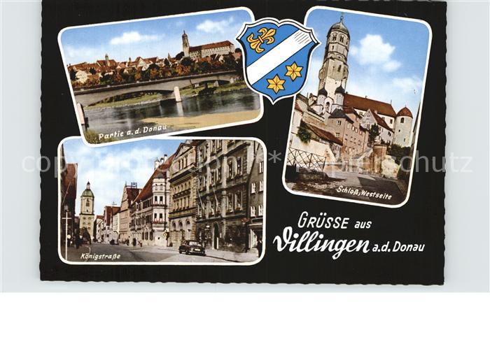 Villingen-Schwenningen Schloss Koenigstrasse Donaupartie