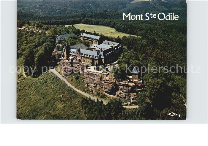 Mont-Ste-Odile Mont-Sainte-Odile Fliegeraufnahme Monastere