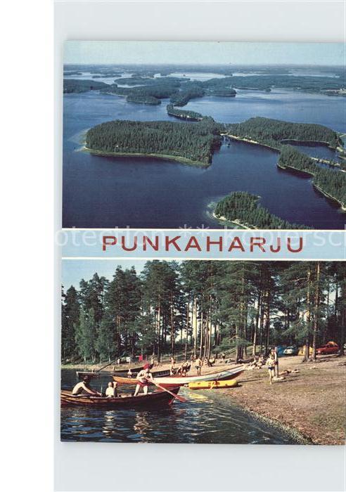 Punkaharju Fliegeraufnahme Strand Camping