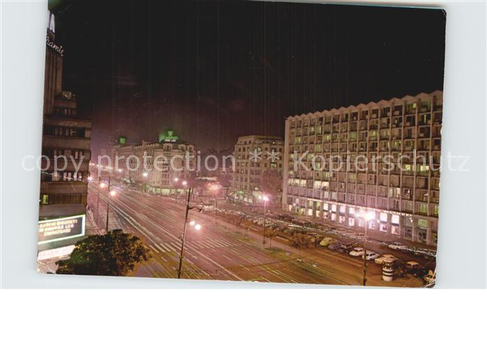 Bucuresti Bukarest Bucaresti RO Ortspartie bei Nacht