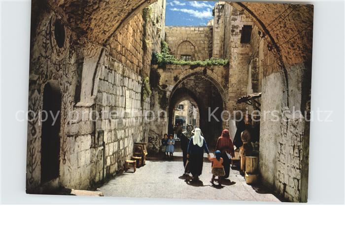 Jerusalem Yerushalayim Altstadt-Strasse