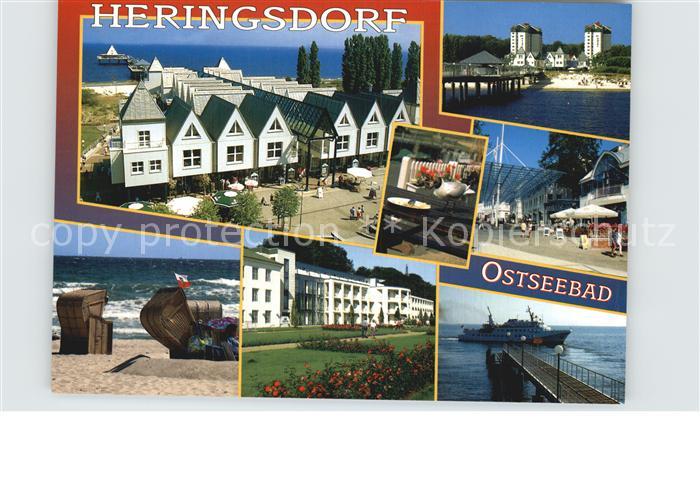 Heringsdorf Ostseebad Usedom Seebruecke Strand