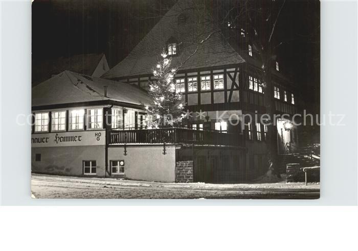 Frohnau Annaberg Frohnauer-Hammer Herrenhaus zur Weihnachtszeit