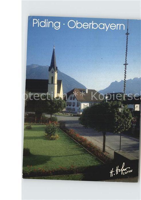 Piding Wiesbacherstrasse gegen Untersberg