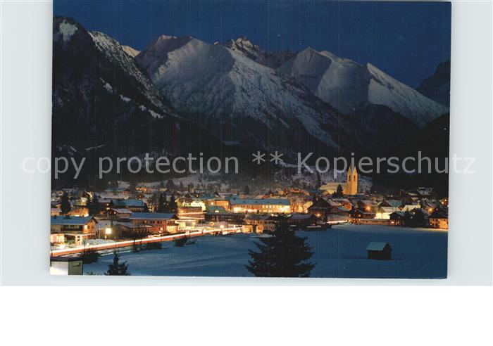 Oberstdorf bei Nacht