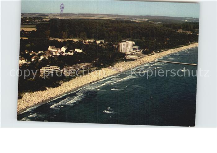 Timmendorfer Strand Fliegeraufnahme mit Strand