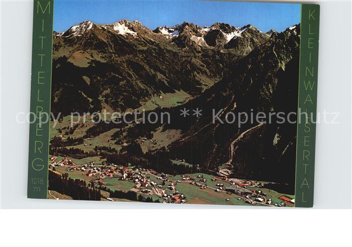 Kleinwalsertal Mittelberg Wildental Fliegeraufnahme