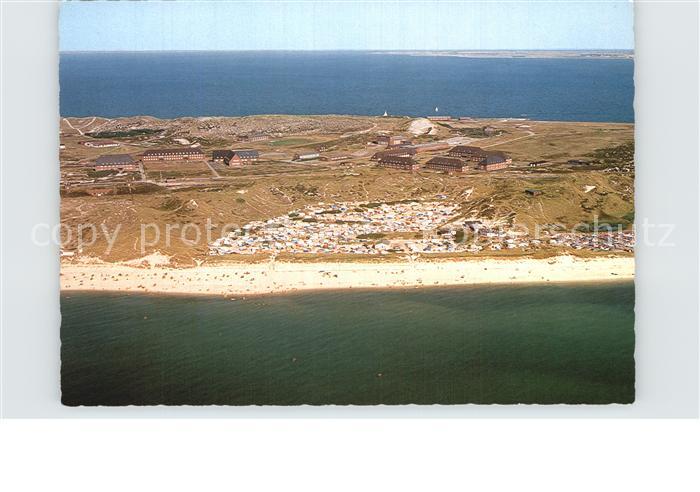 Hoernum Sylt Fliegeraufnahme Camping