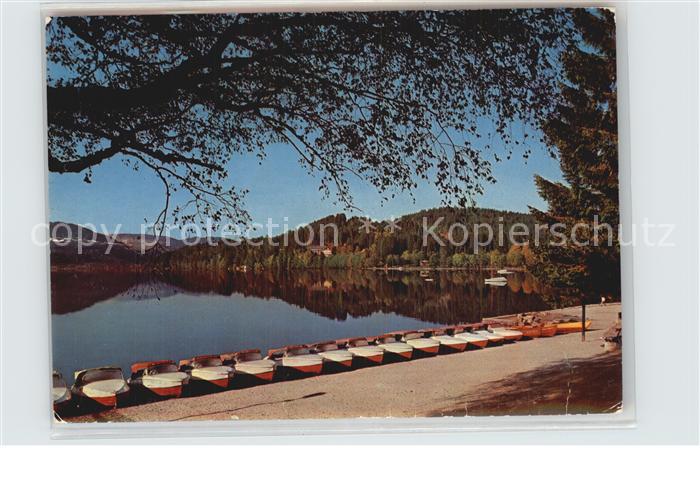 Titisee-Neustadt Boote am See