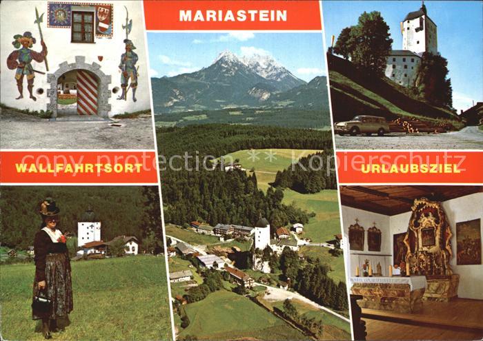 Mariastein Tirol Schloss Mariastein Landestracht Kreuzwegkapelle