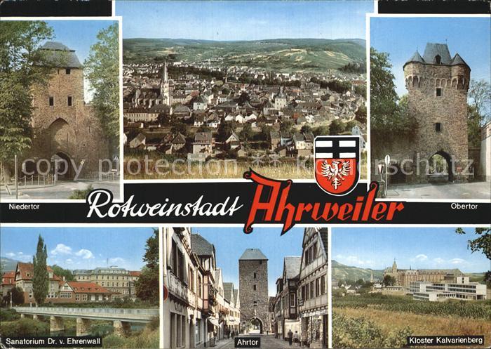Ahrweiler Ahr Ahrtor Kloster Kalvarienberg Niedertor
