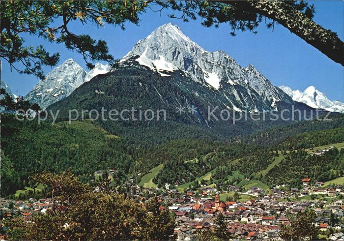 Mittenwald Bayern oeflekopf Wettersteinspitze Hochblassen