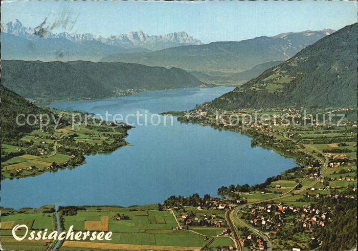Ossiachersee Fliegeraufnahme