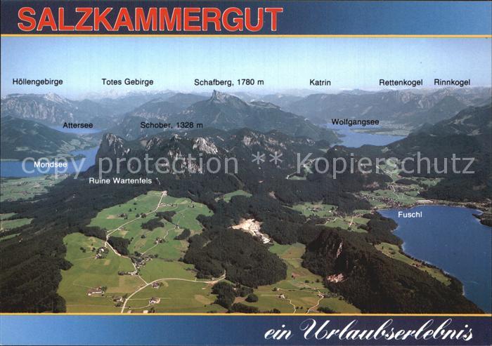 Fuschl See Salzkammergut Mondsee Wolfgangsee