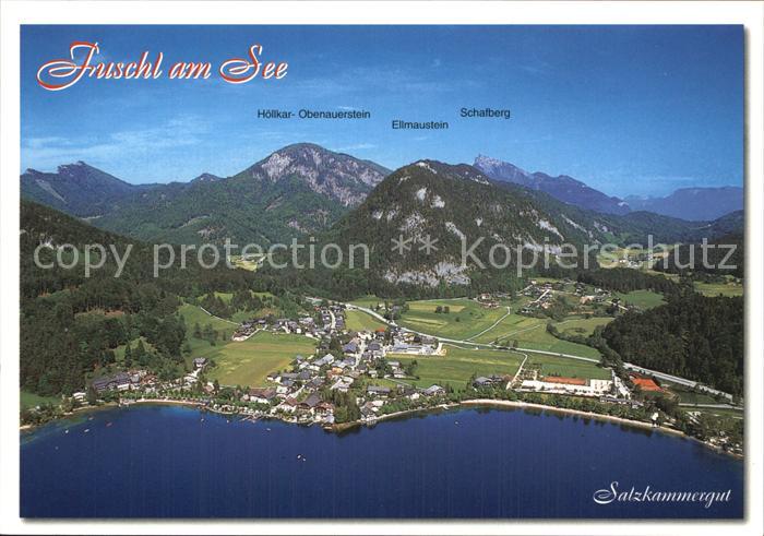 Fuschl See Salzkammergut Schafberg Ellmaustein