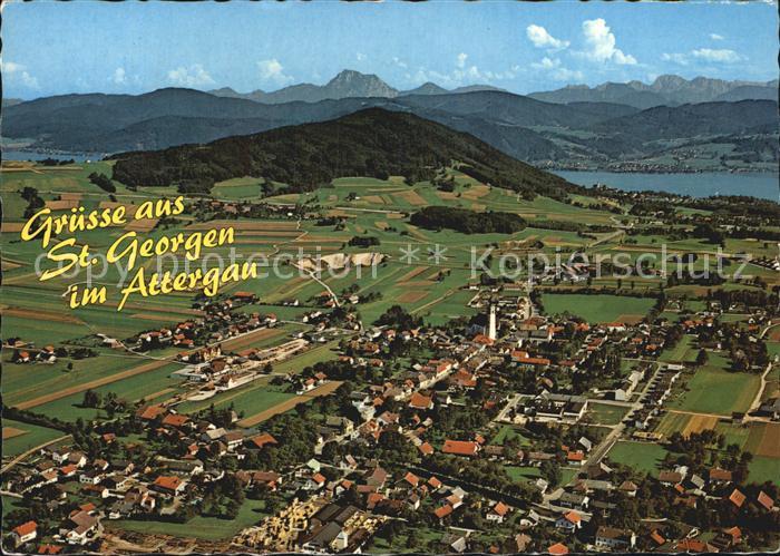Sankt Georgen Attergau Fliegeraufnahme
