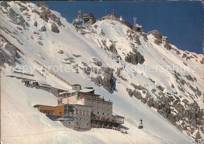 Zugspitze Hotel Schneefernerhaus Gletscherbahn und Gipfelbahn