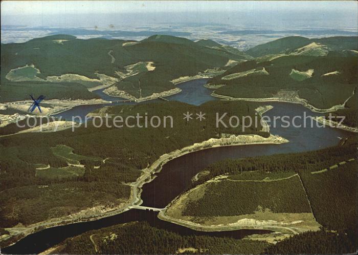 Oker Harz Fliegeraufnahme Talsperre