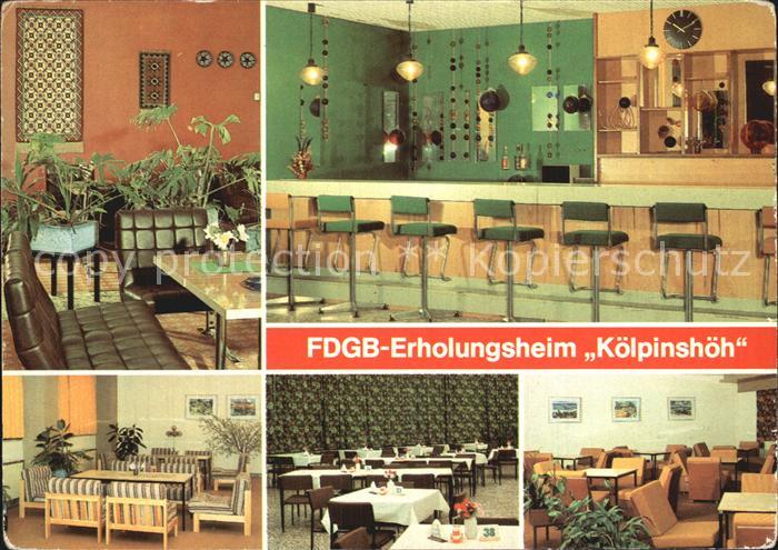 Loddin Erholungsheim Koelpinshoeh Bar Empfangshalle Speisesaal Klubraum