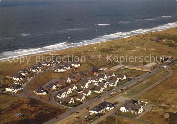 SYLT Insel Schleswig-Holstein Fliegeraufnahme Hoernum
