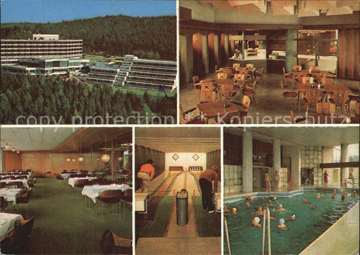 Clausthal-Zellerfeld Goslar Niedersachsen Ferienhotel Buntenbock Hallenbad Kegel