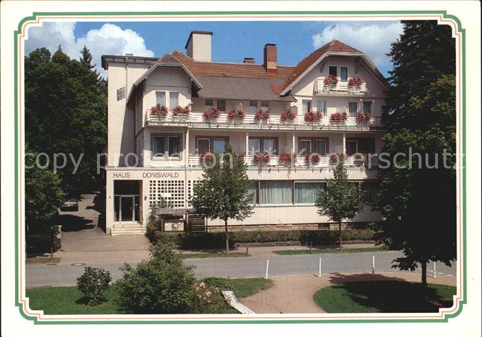 Koenigsfeld Schwarzwald Haus Doniswald