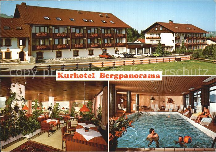 Nesselwang Allgaeu Bayern Kurhotel Bergpanorama