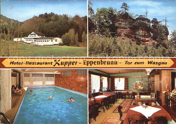 Eppenbrunn Hotel Restaurant Kupper Hallenbad Aussenansicht Gaststube