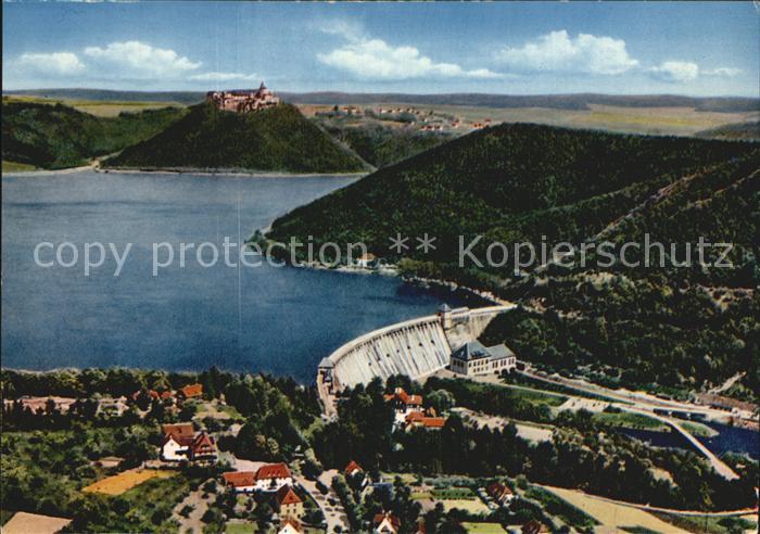 Edertal Fliegeraufnahme Talsperre