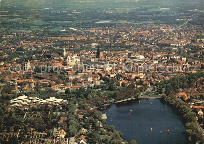 Muenster Westfalen Fliegeraufnahme