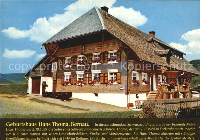 Bernau Schwarzwald Geburtshaus Hans Thoma