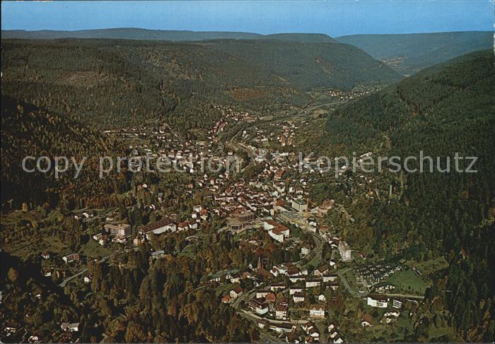 Wildbad Schwarzwald Fliegeraufnahme