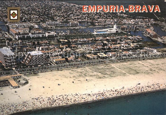 Empuriabrava Fliegeraufnahme Strand