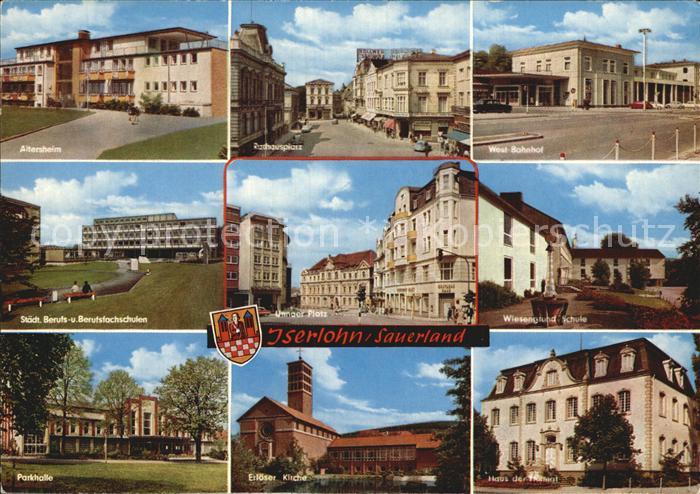 Iserlohn Altenheim Bahnhof Parkhalle Erloeserkirche