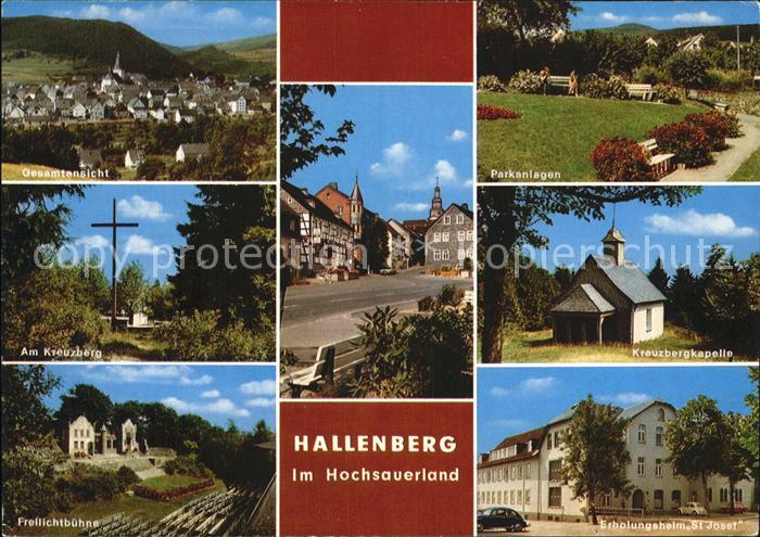 Hallenberg Kreuzberg Parkanlagen Freilichtbuehne Kreuzbergkapelle