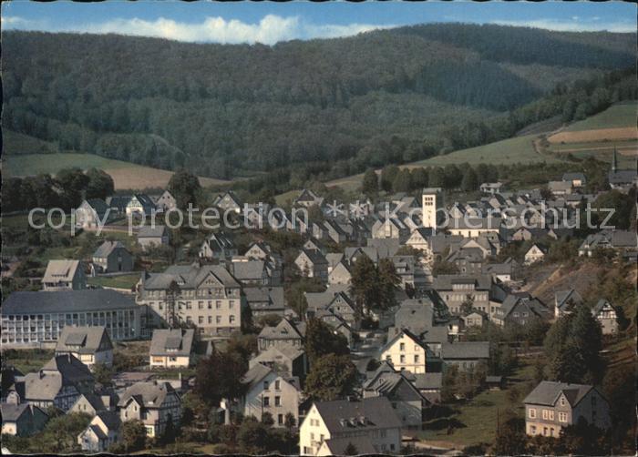 Fredeburg Schmallenberg Luftaufnahme